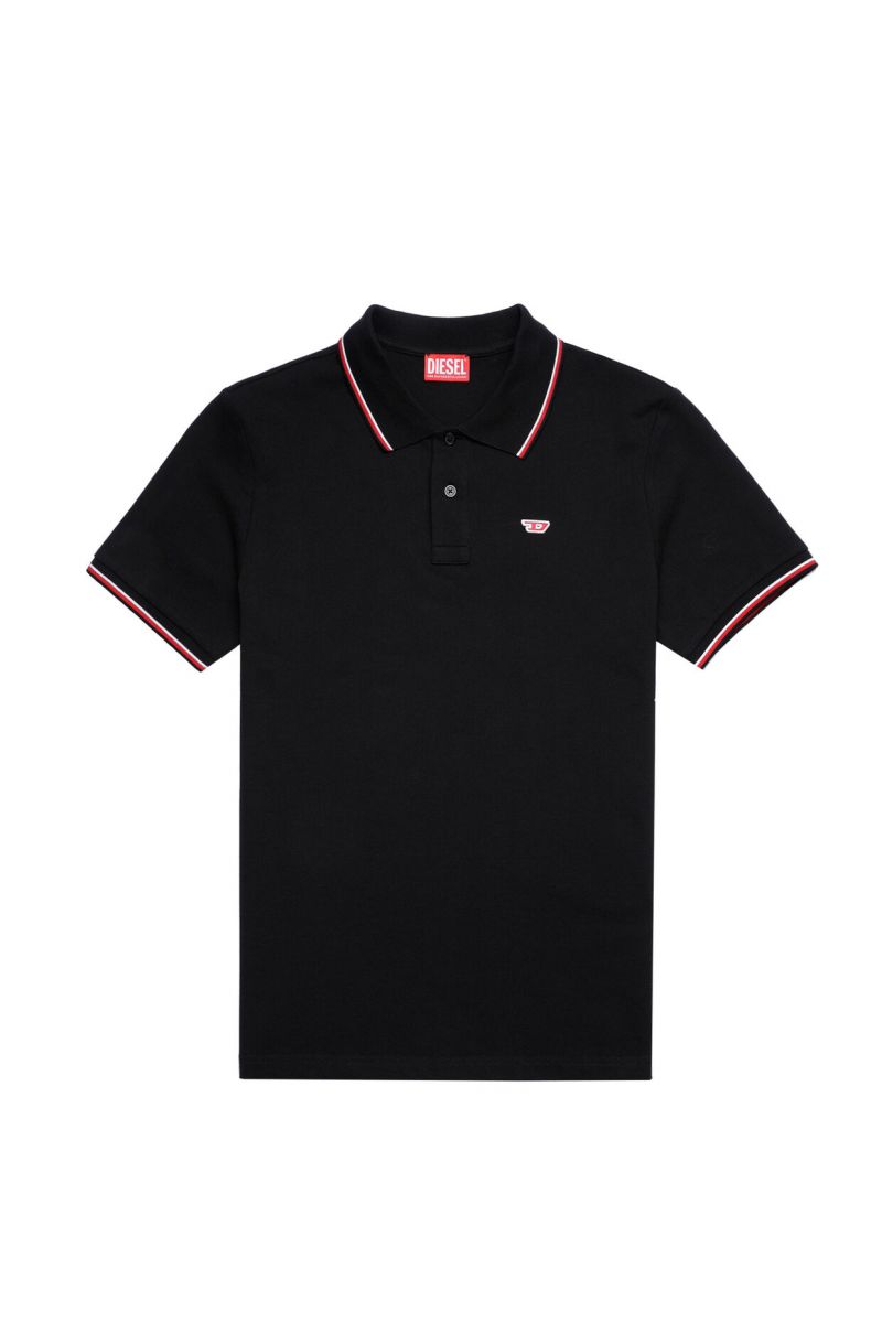 POLO Uomo DIESEL A03838 0MXZA T SMITH D 9XX BLACK Wonxx Abbigliamento uomo donna ragazzo ragazza