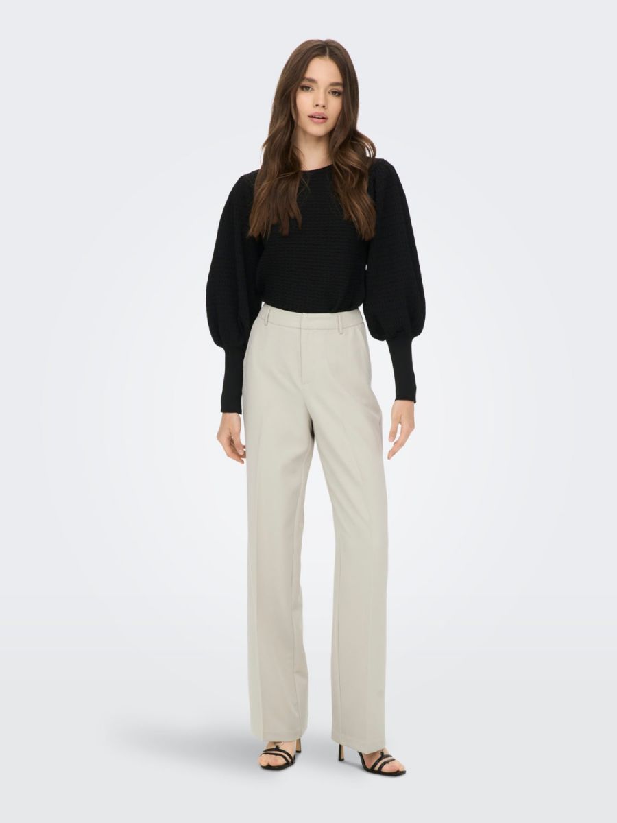 PANTALONI Donna ONLY 15235076 L.32 POPTRASH SUKI WHITECAP GREY Wonxx Abbigliamento uomo donna ragazzo ragazza