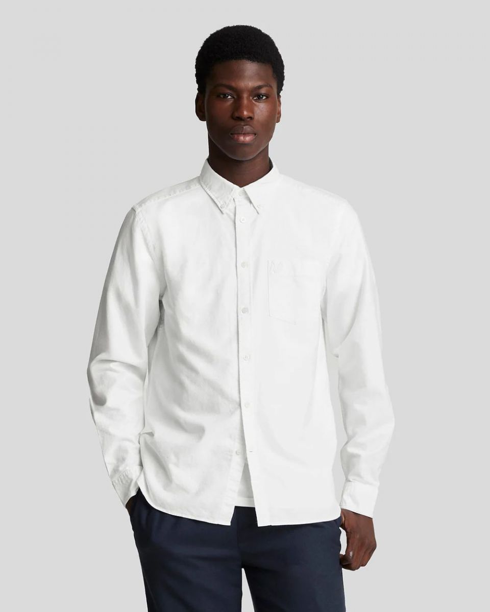 CAMICIE Uomo LYLE SCOTT 1874 LW2112TON PLAIN OXFORD 626 WHITE Wonxx Abbigliamento Uomo Donna Ragazzo Ragazza