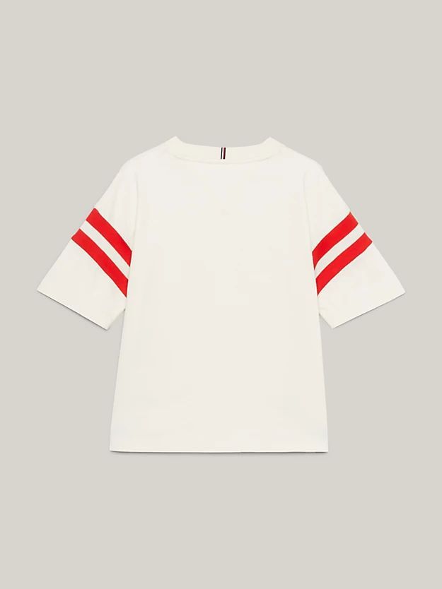 T SHIRT Ragazza TOMMY HILFIGER KG0KG07717 MONOTYPE VARSITY AEF CALICO Wonxx Abbigliamento uomo donna ragazzo ragazza