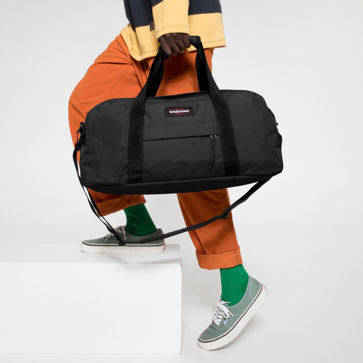 BORSE E SACCHE SPORT EASTPAK STAND EK00078D 008 BLACK Wonxx Abbigliamento uomo donna ragazzo ragazza