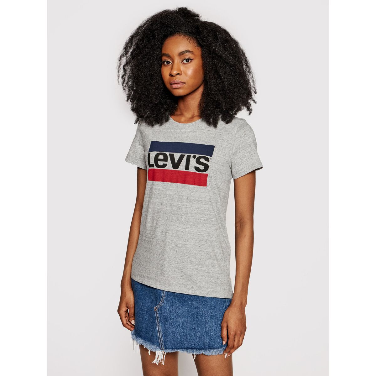 T SHIRT Donna LEVIS 17369 THE PERFECT TEE SPORT 0303 GREY Wonxx Abbigliamento Uomo Donna Ragazzo Ragazza